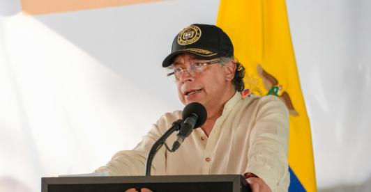 Petro sobre la conmemoración de la Batalla de Boyacá. / Foto: Presidencia.
