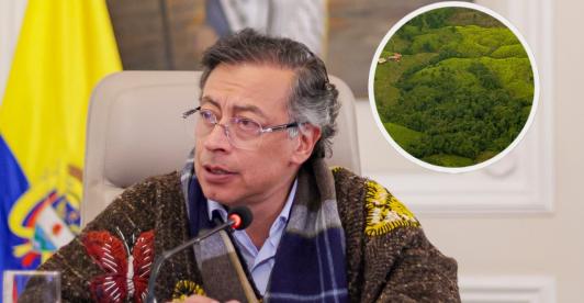 Petro sobre el aumento de cultivos de coca. / Foto: Presidencia y Unodc.