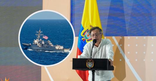 Petro sobre invasión de Estados Unidos. / Fotos: Presidencia y AFP.