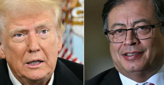 Petro le responde a Trump. / Foto: AFP.