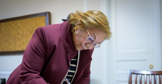 Rosa Villavicencio. / Foto: Cancillería.