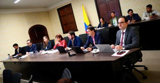 ​Encuentro de alto nivel de la directora de la Cancillería, Patricia Cortés Ortiz, y la secretaria general de la Fundación Consejo España-Colombia, Carmen Fernández.​