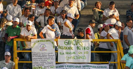 Campesinos colombianos.