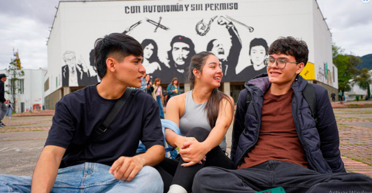 ​​Los jó​venes del Catatumbo María Camila Ávila y Rafael Amado, ingresaron a la carrera de Medicina, y Stiven Sánchez, a Fonoaudiología.