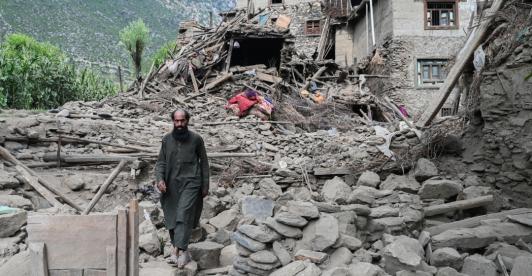 Terremoto en Afganistán. / Foto: AFP.