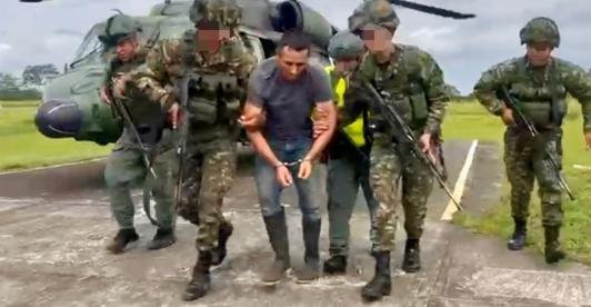 Captura de alias 'El Paisa'. / Foto: Ejército.