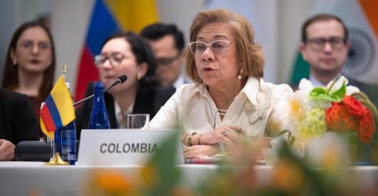 Canciller Rosa Villavicencio. / Foto: Cancillería.