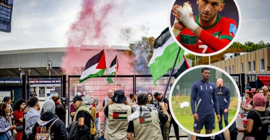 Atletas por la paz. / Fotos: AFP. 