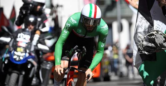 Filippo Ganna se quedó con la crono individual de La Vuelta 2025