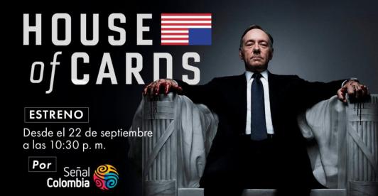 Pieza gráfica House of Cards.