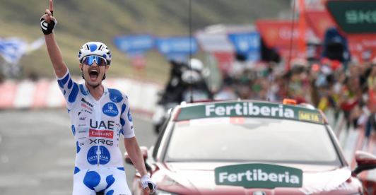 Jay Vine volvió a ganar en La Vuelta mientras Vingegaard se volvió a vestir de rojo