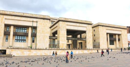 Edificio del Palacio de Justicia.