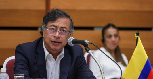 Petro sobre señalamiento a EE.UU en violación al Derecho Internacional. / Foto: Presidencia.
