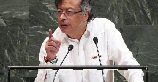 Presidente Petro sobre justicia para Gaza. / Foto: Presidencia.