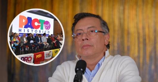 Petro sobre el Pacto Histórico. / Fotos: Pacto Histórico y Presidencia.