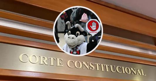 Corte ratifica la prohibición de las corridas de toros. / Fotos: Corte Constitucional y AFP.