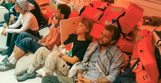 Israel deportará a Europa a activistas de la Flotilla humanitaria por Gaza