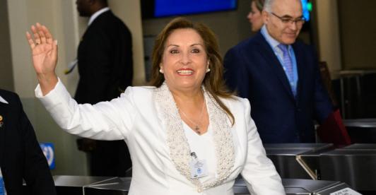 Dina Boluarte.