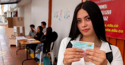  los jóvenes de Colombia participaron en la elección de sus representantes en los Consejos de Juventud.
