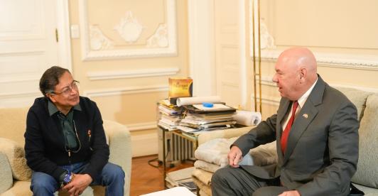 Reunión del presidente Petro con John McNamara