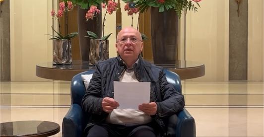 Eduardo Montealegre presenta la propuesta que convoca la Asamblea Nacional Constituyente