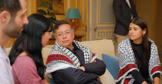 Presidente se reúne con las colombianas deportadas por Israel en flotilla humanitaria a Gaza