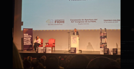 Foro de Derechos Humanos, organizado por la FIDH, denuncia que el colonialismo sigue vivo con el genocidio en Palestina como ejemplo
