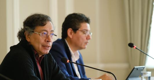 Presidente Petro en el Consejo de ministros sobre política antidrogas
