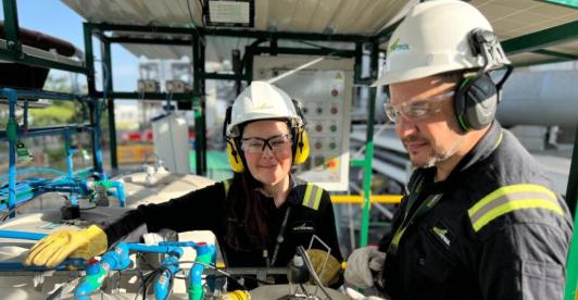 Ecopetrol culmina con éxito prueba para transformar CO2 en bicarbonato industrial en Cartagena 