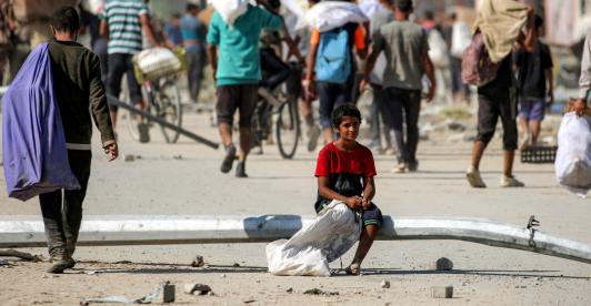 Genocidio en Gaza. / Foto: AFP.