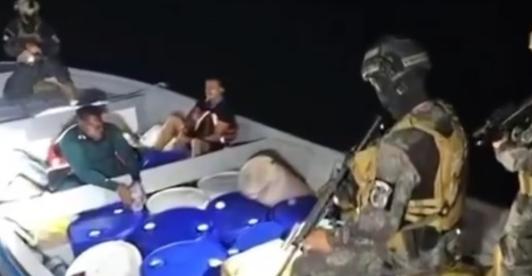 Incautación de cocaína. / Foto: Captura de video.