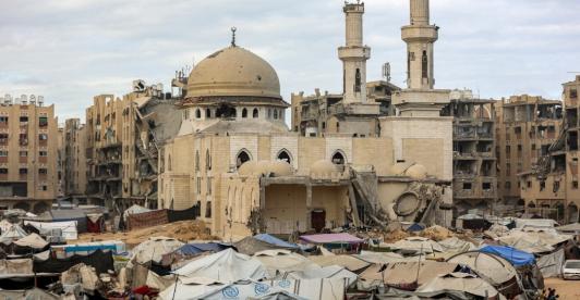 Negociaciones en Egipto. / Foto: AFP.