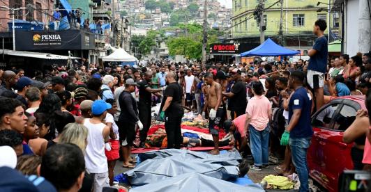 Operativo en favelas de Rio de Janeiro. / Foto: AFP.