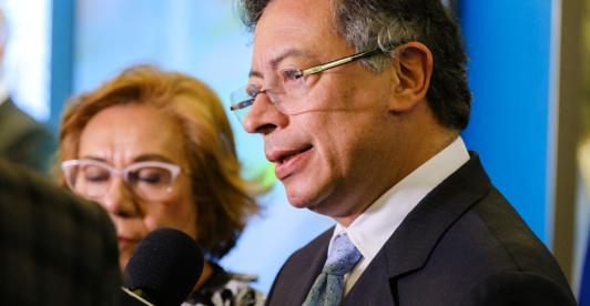 Petro sobre el alto al fuego en Gaza. / Foto: Presidencia.