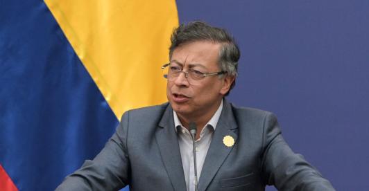 Petro sobre colombianos en Ucrania. / Foto: AFP.