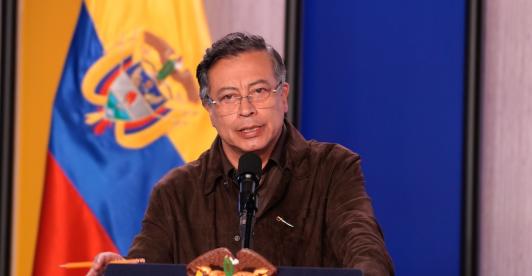 Petro sobre incautación. / Foto: Presidencia.