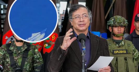 Petro sobre nueva lancha. / Fotos: Presidencia.