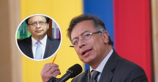 Petro sobre el magistrado Ibáñez. / Foto: Presidencia y Creative Commons.