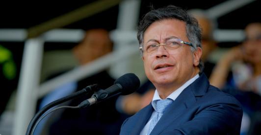 Petro sobre el oro colombiano. / Foto: Presidencia.