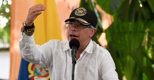 Presidente sobre el CNE y Pacto Histórico. / Foto: AFP.