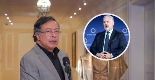 Petro le responde a Duque. / Fotos: Presidencia y AFP.