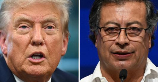 Petro le responde a Trump. / Foto: AFP.