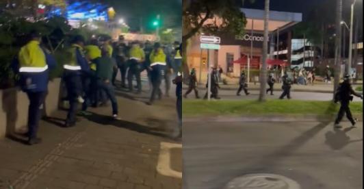 Protestas en Medellín. / Fotos: Captura de video.