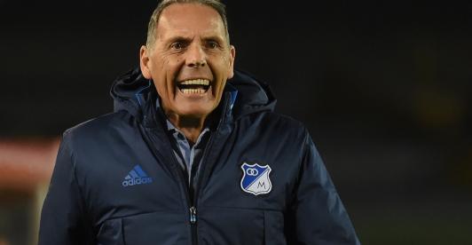 Miguel Ángel Russo en Millonarios. / Foto: AFP.