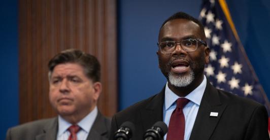 Alcalde de Chicago y Gobernador de Illinois. / Foto: AFP.
