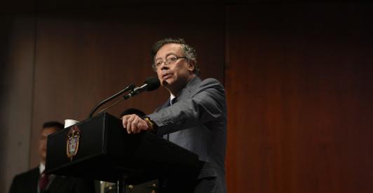 Presidente Petro se refiere a asesinato de coronel en Popayán.