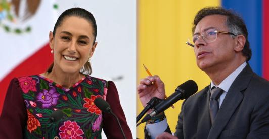 Presidente Petro se solidariza con Sheinbaum tras ruptura diplomática entre Perú y México por caso de asilo