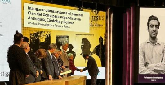 Revista RAYA gana Premio Simón Bolívar por investigación sobre la expansión del Clan del Golfo
