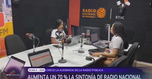 Radio Nacional aumentó un 70% su sintonía y ocupa el quinto lugar entre las emisoras habladas del país 