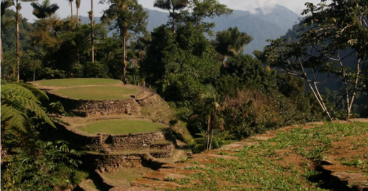 Ciudad Perdida en la Sierra Nevada de Santa Marta
